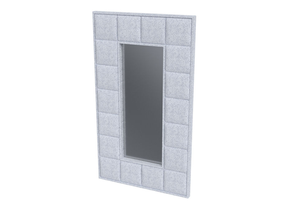 Зеркало Verda Chocolate Ткань Микрошенилл Rialto Белое золото 128x6 35220₽